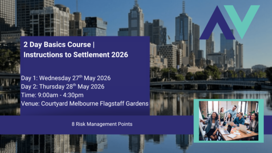 2 Day Basics Course | Instructions to Settlement 2026