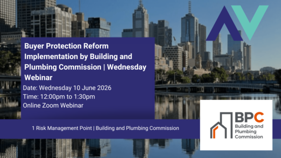 Buyer Protection Reform Implementation by Building and Plumbing Commission | Wednesday Webinar