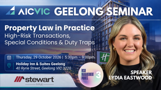Geelong Regional Seminar: Property Law in Practice